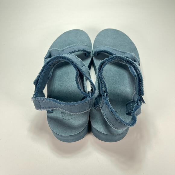 Teva Midform Universal Sandals Blue Strappy Platform 1127570 Women’s Size 9 - Picture 4 of 9